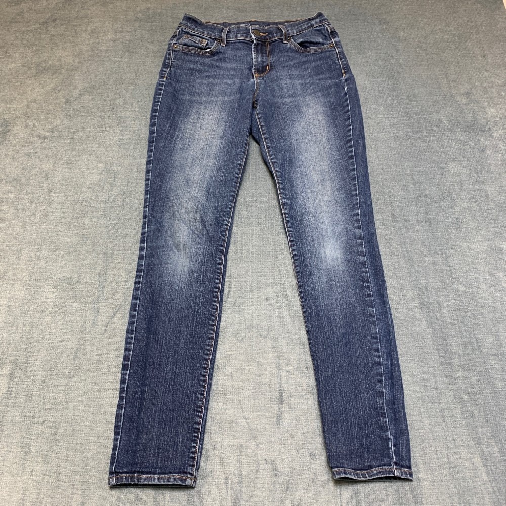 Old Navy Curvy Profile Jeans Womens 4 Blue Denim Cotton Stretch Mid Rise Skinny